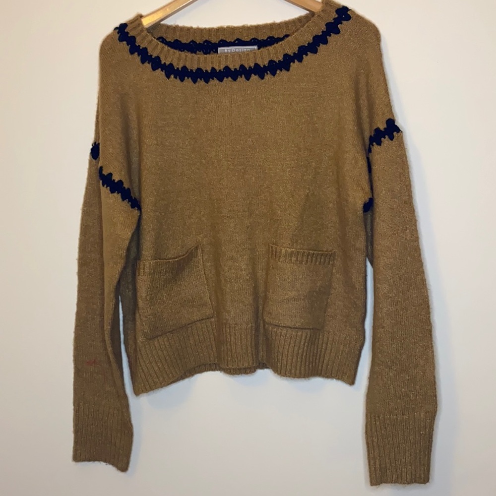 By Design Brand Sweater X-Large Deep Gold